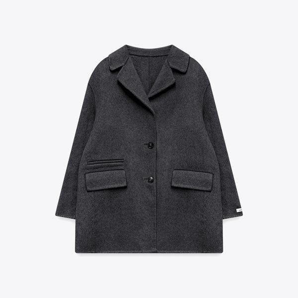 ツーボタンハンドメイドウールシングルコート(MAFDCT03CCH)