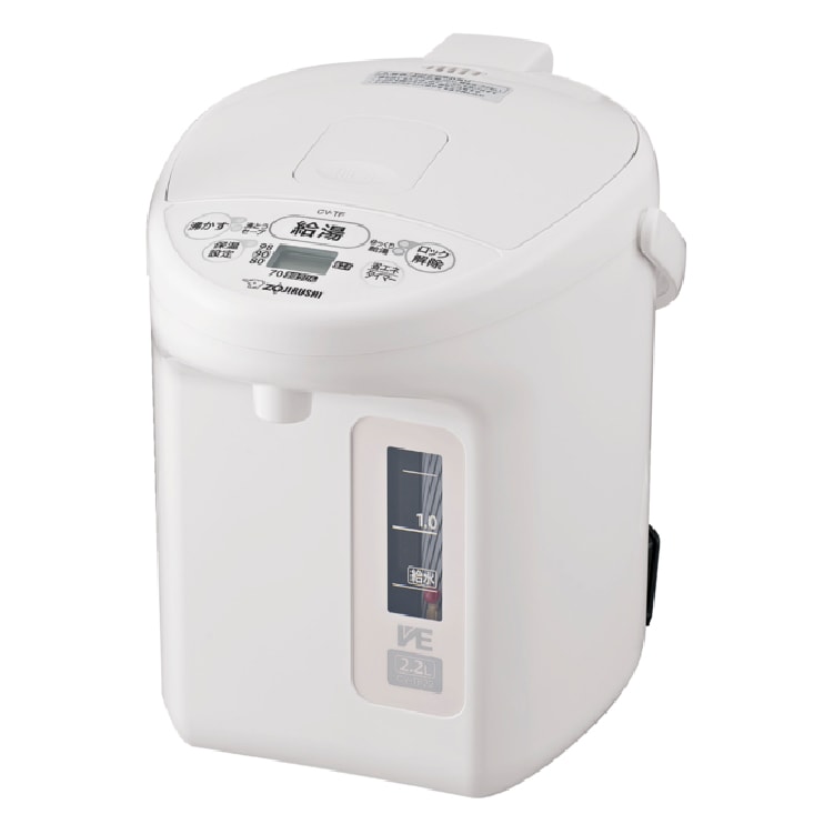 象印 ZOJIRUSHI 電気ポット CV-TF22-WA VE電気まほうびん 2.2L 優湯生（ゆうとうせい）マイコン沸とうホワイト
