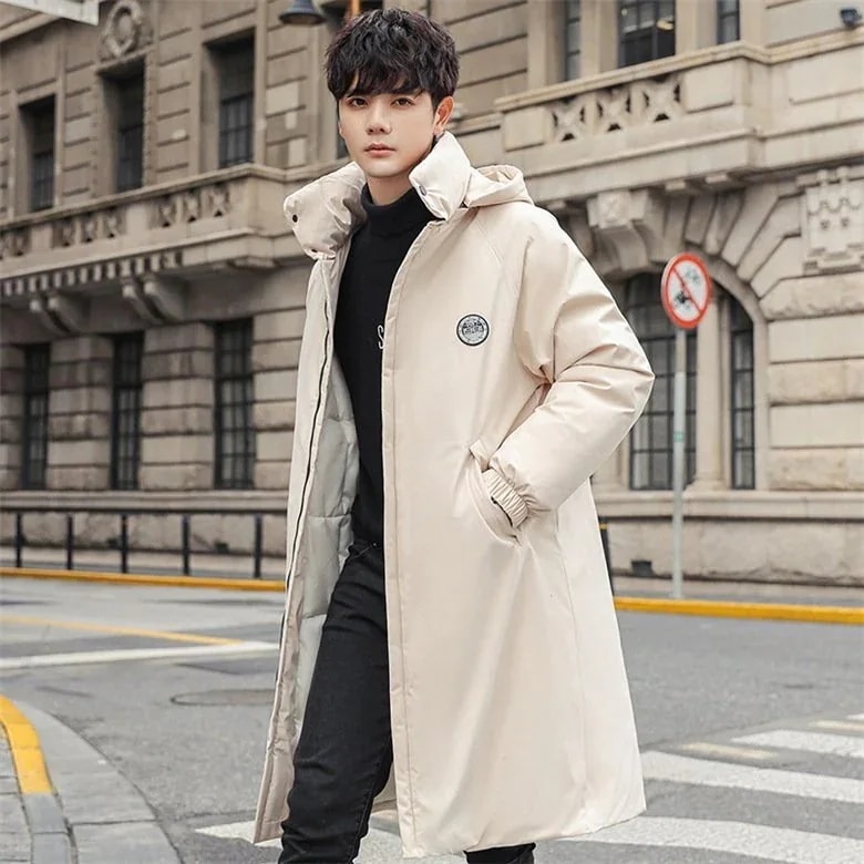 今だけメンズ 中綿コート ダウンコート 綿入れ フード付き ロング 外套 カジュアル 防寒 男子 ア