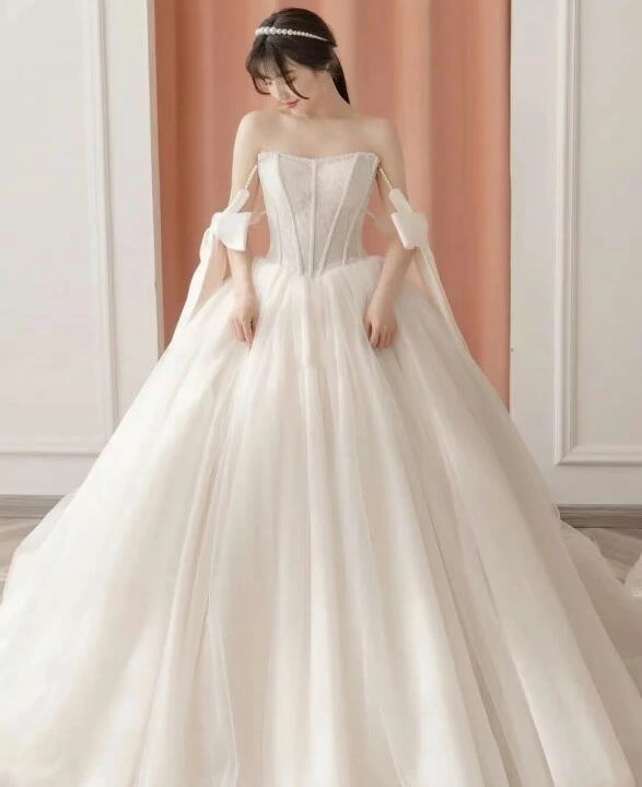[3日出荷 最安値]結婚式ドレス 高級感 ワンピース 花嫁ドレス 可愛い ウェディングドレス きれいめ 前撮りドレス 後撮り フォトウェディング撮影 パーティードレス ロング カラードレス コンサート