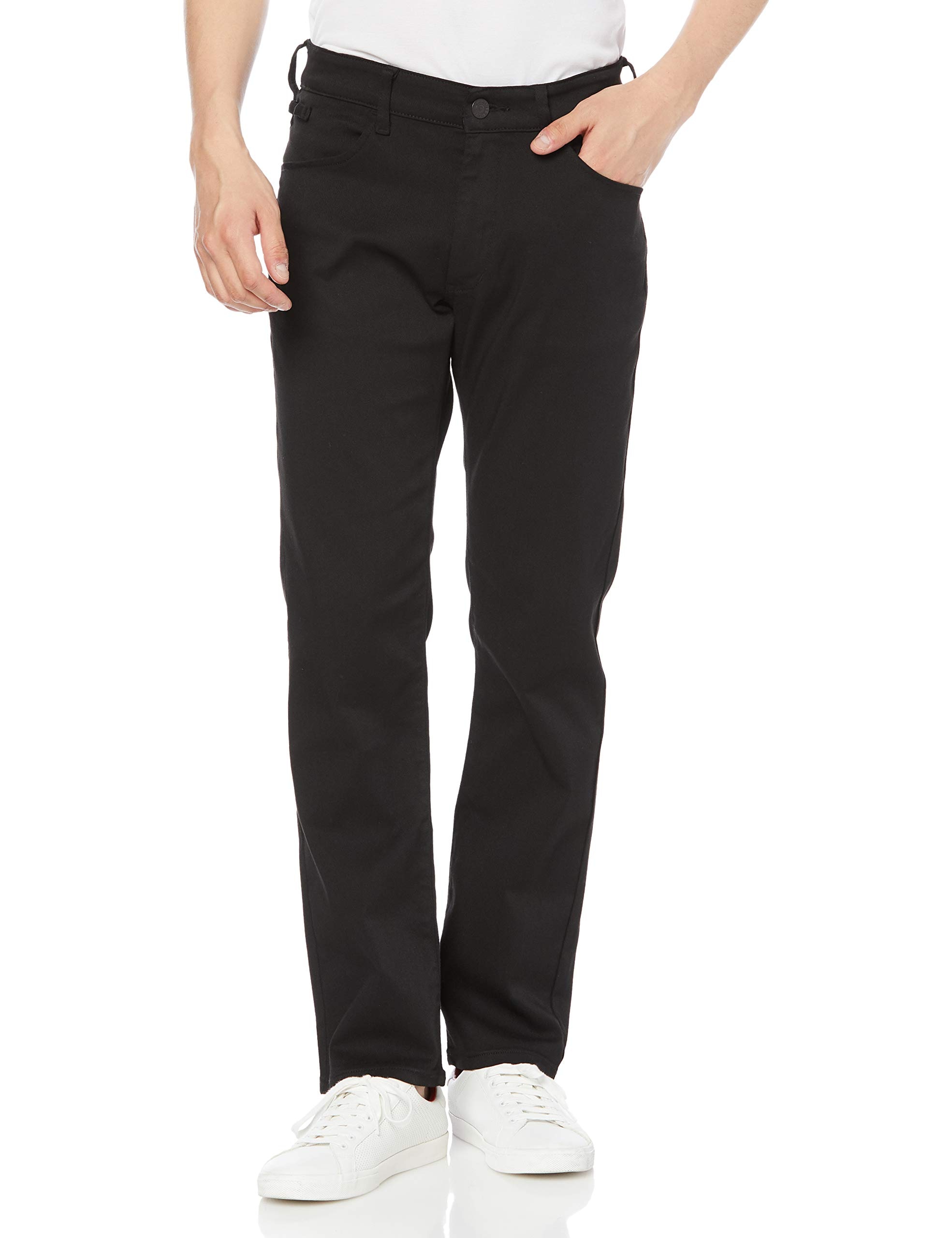 [エドウィン] ロングパンツ ハタラクロ ストレート ストレッチ ビジネス MEB03M メンズ ブラック L