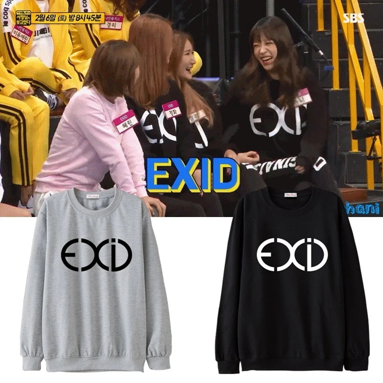 期間限定 2枚購入でカード1パスケース Exid アンヒヨン ハニ アンヒョジン Le ホソルジ ソヘリン パクジョンファ 男女兼用スウェットジャケット