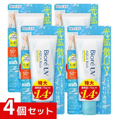 ビオレ Bior UV アクアリッチ ライトアップ エッセンス 100g 日焼け止め SPF50 x4個セット 4901301450173 *