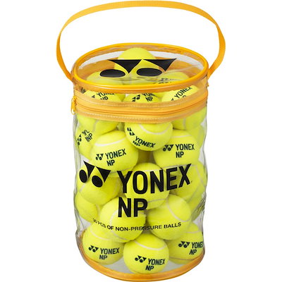 他サイト： Yonex ヨネックス ノンプレッシャーボール 30個入 テニス ボール TBNP30-004の商品画像