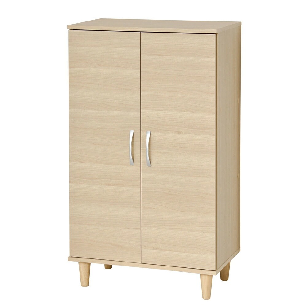 脚付きシューズボックス 両開き 60cm幅