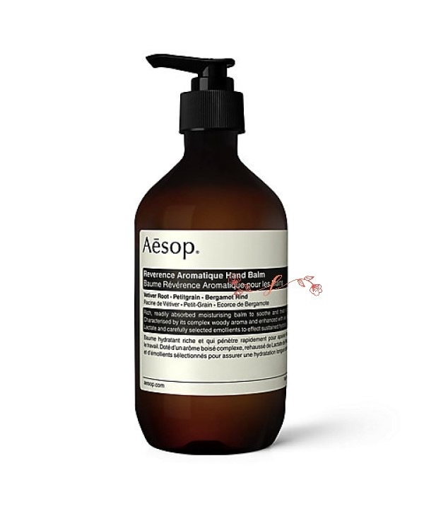 Ae　sop　レバレンス ハンドバーム 500mL／ハンドクリーム 正規品 ナチュラルハンドケア ギフト用ハンドクリーム