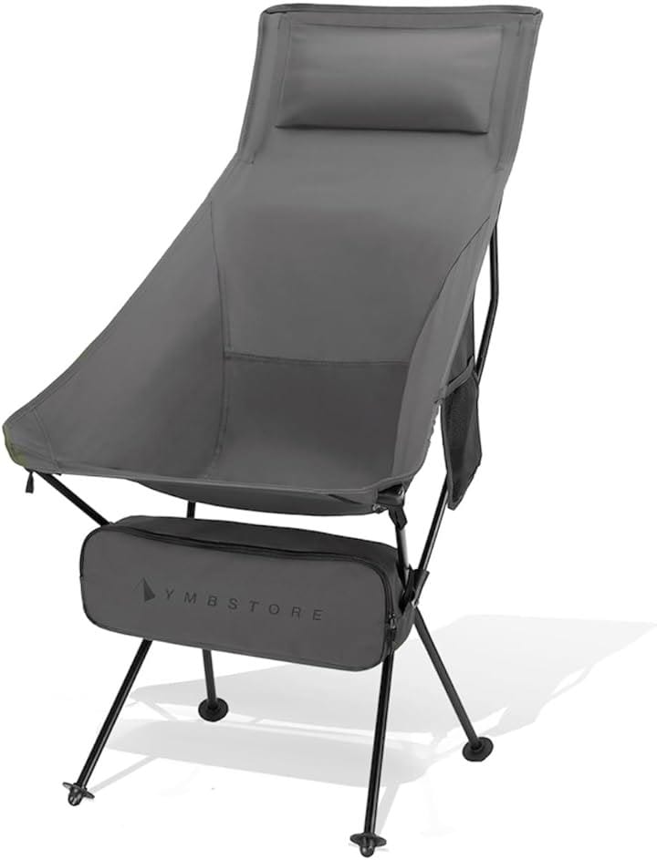 アウトドア チェア キャンプ 椅子 イス 折りたたみ ハイキング コンパクト 超軽量 登山 マットクレー ハイバック( マットクレー（ハイバック）)