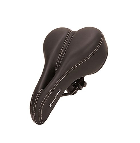 公式ストア ご予約品 4UGoods Soft Padded Standard Anatomic Black Bicycle Saddles Relief MTB