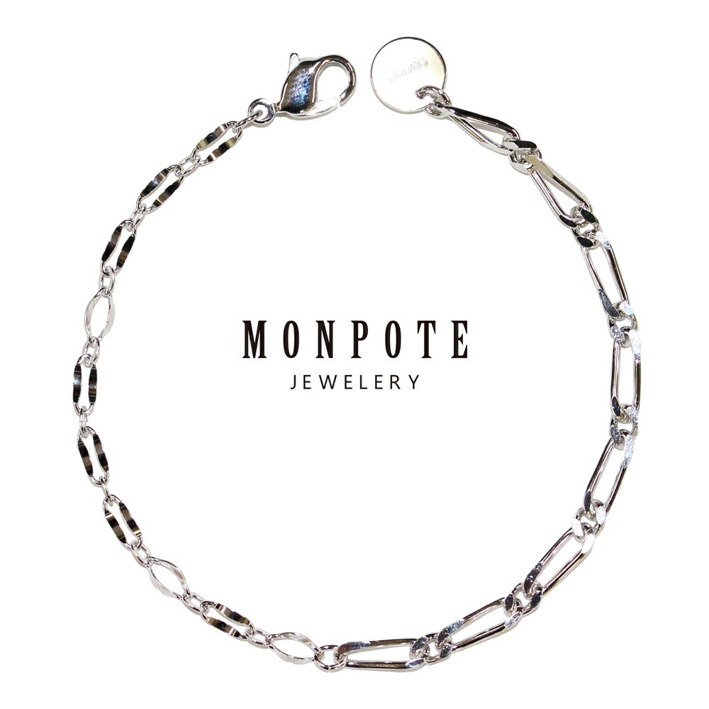 モンポット ブレスレット レディース チェーンブレスレット シルバー 普段使い おしゃれ プレゼント 大人 女性 誕生日 きれい シンプル 結婚祝い ギフト 結婚記念日 母 妻 彼女 女友達 5,852円