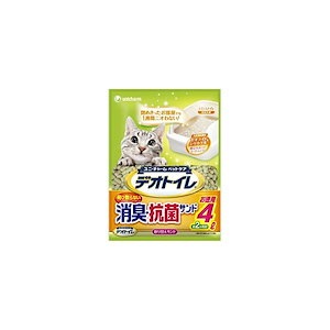 ユニチャーム株式会社ペットケアカンパニ デオトイレ 飛び散らない消臭抗菌サンド４Ｌ ４５２０６９９６８０５６８