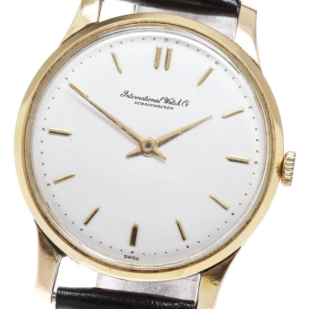 IWC SCHAFFHAUSEN K18YG リダンダイヤル ヴィンテージ 手巻き メンズ _839288【中古】 98,450円