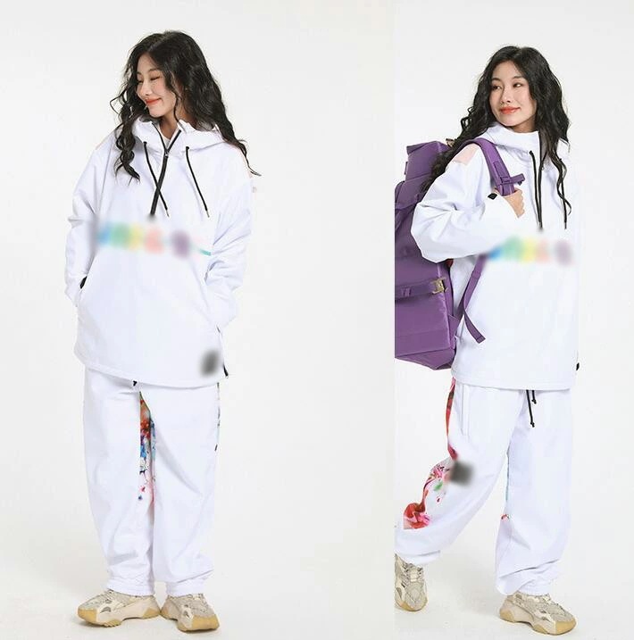 新品セールレディース スノーボードウェア ジャケット パンツ 暖かい 雪遊び 防寒 ボードウェア スノボ ウェア スノーボード スキー 韓国風 スキーウェア 可愛い 上下セット お揃い メンズスノボウ