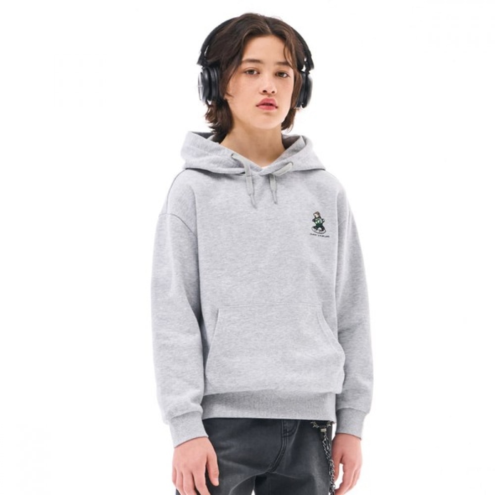 [オーシャンスカイ] パブリックキャラクターグラフィックフード付きTシャツ-EAJB5108B0B