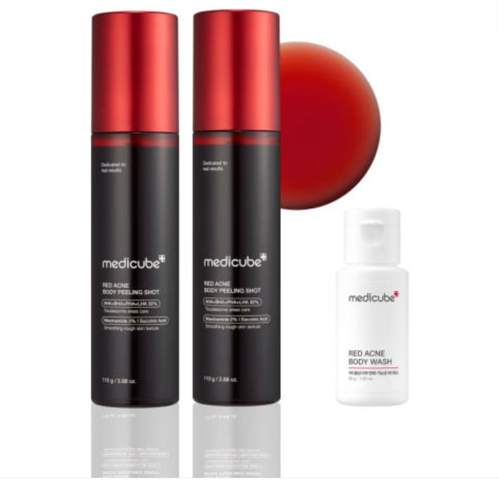 レッド アクネ ボディピーリングミスト ,110ml ,2本