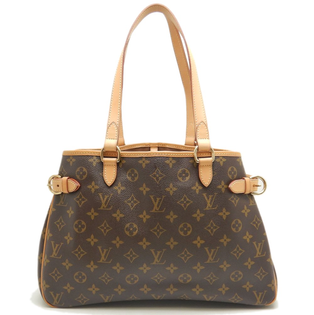 モノグラム バティニョールオリゾンタル M51154 トートバッグ ブラウン/252655【中古】