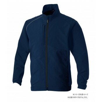 桑和 7532-00 長袖ブルゾン 3Lサイズ ネイビー（1） SOWA