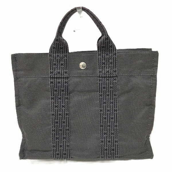 エルメス エールライン トートPM キャンバス バッグ トートバッグ ユニセックス【中古】