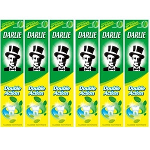清涼感 Darlie 黑人 ダーリ－ ダブルアクション 歯磨き粉 100g 6個セット