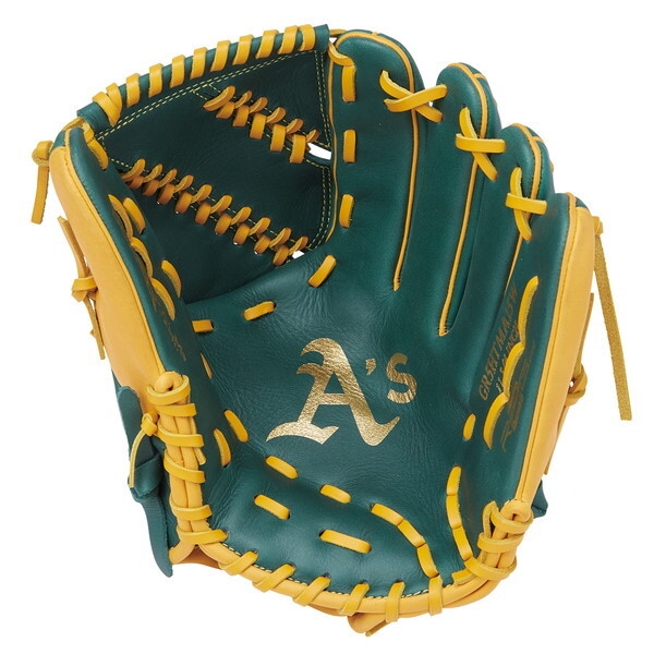ローリングス 野球 軟式用グローブ(投手) ハイパーテック MLB A15W OAK アスレチックス 右投げ用