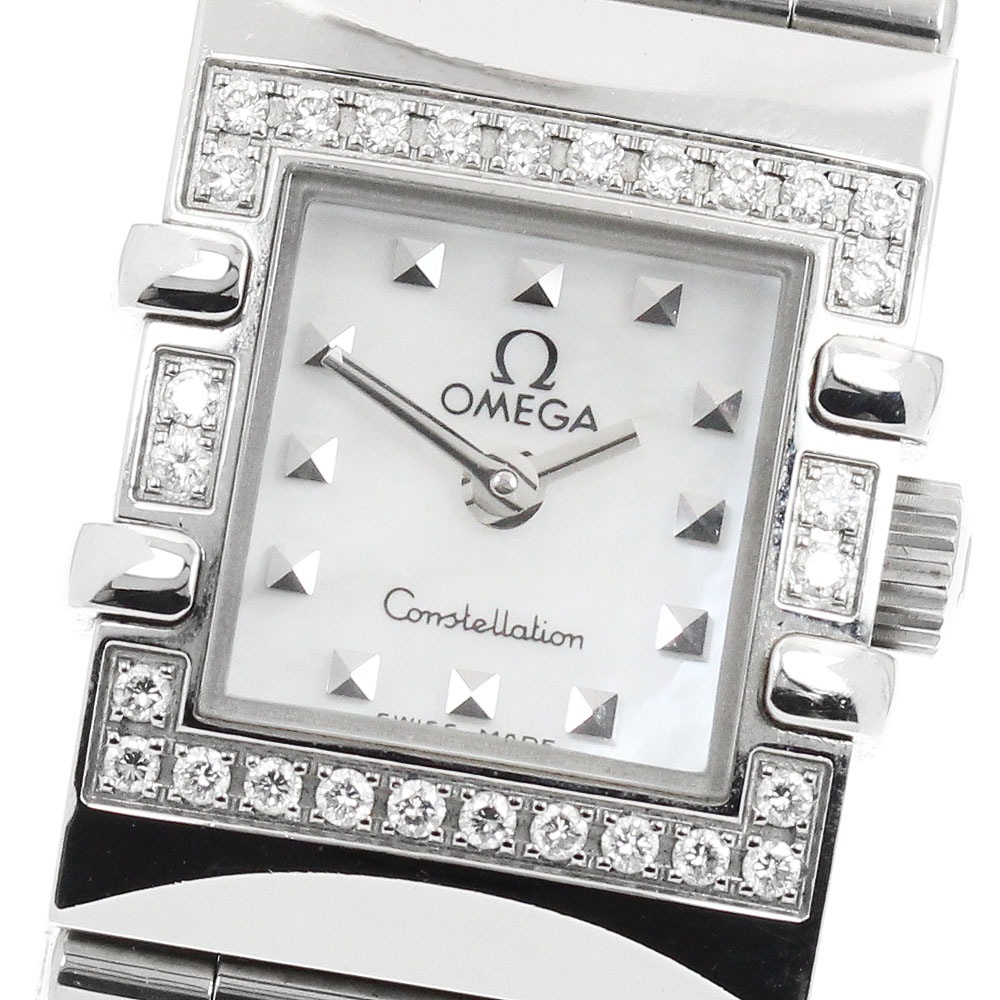 オメガ OMEGA 1535.71 コンステレーション カレ ダイヤベゼル クォーツ レディース _944094【中古】