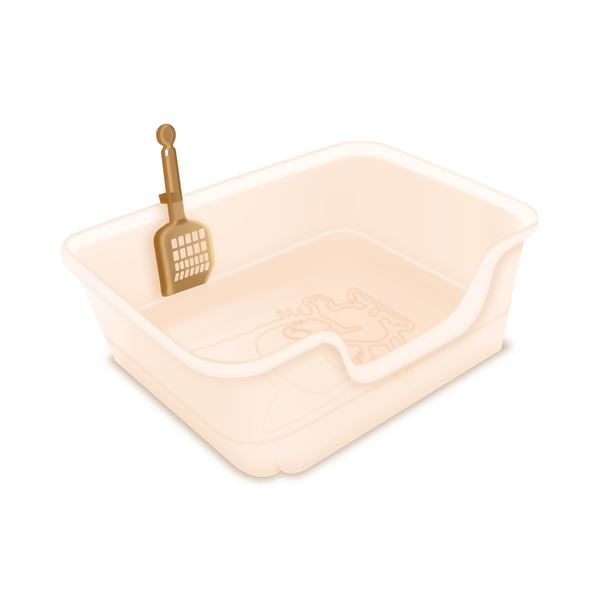 （まとめ） 獣医師開発 ニオイをとる砂専用 猫トイレ 1個 （猫用 ペット用品） (×3セット) 5,400円
