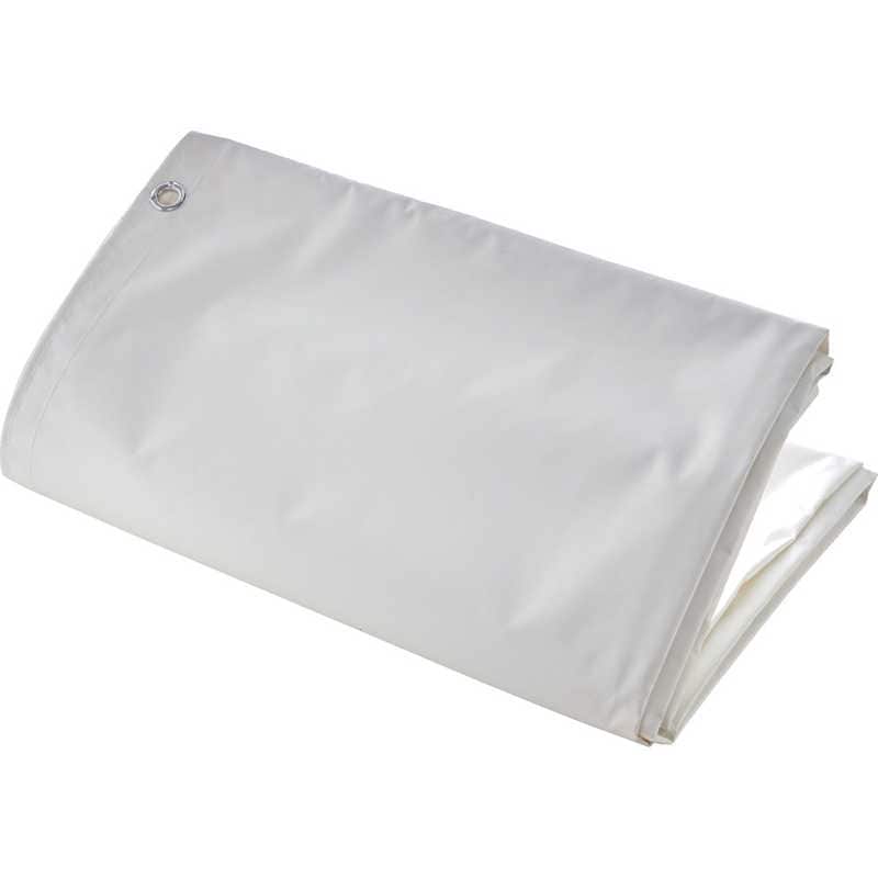 トラスコ中山　TRUSCO白防炎シｰト5.4X5.4(目付350G) 　TBSP5454