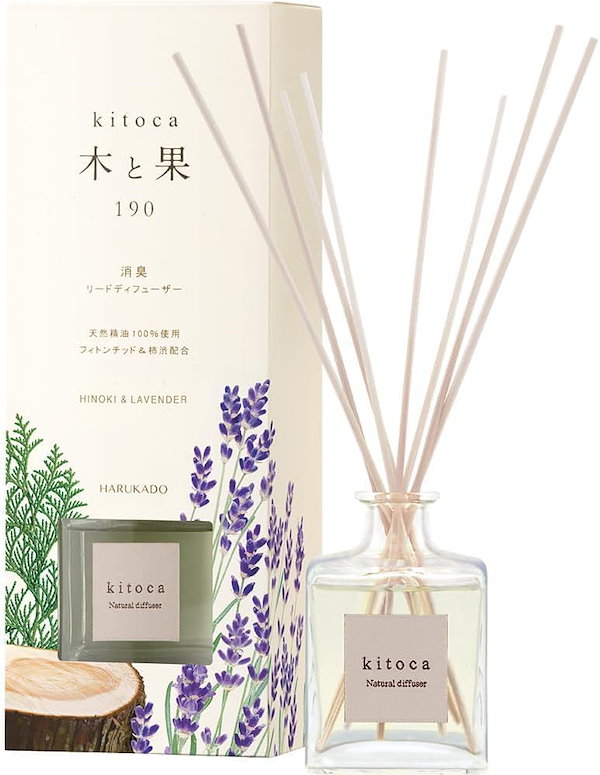 6334 リードディフューザー 木と果 190ml ヒノキ & ラベンダー