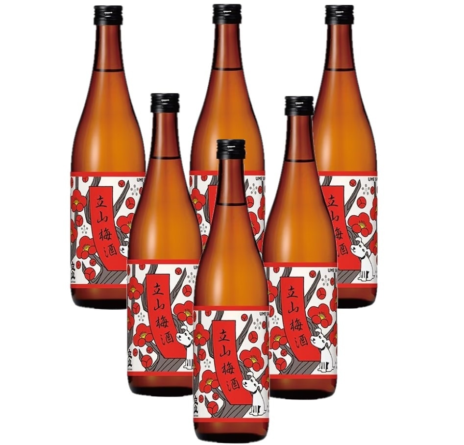 【富山の梅酒】【送料無料】立山酒造 立山梅酒 720ml6本【北海道沖縄県東北四国九州地方は必ず送料がかかります】