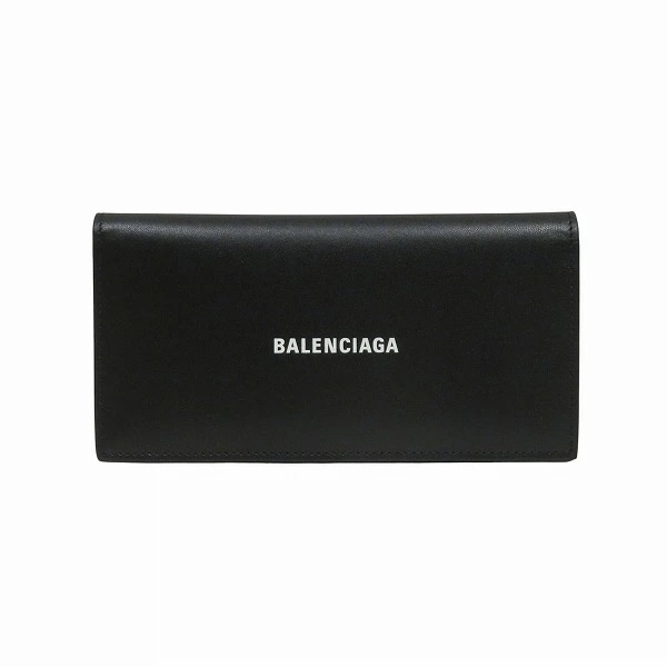 バレンシアガ CASH VERT LONG WALLET 長財布 【中古】