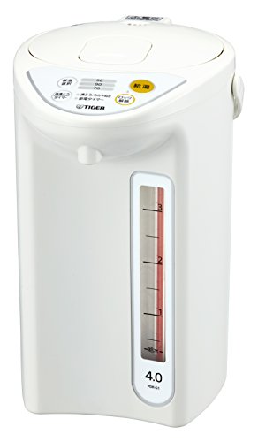 サイズ：4.0L タイガー 魔法瓶 マイコン 電気 ポット 4L ホワイト PDR-G401-W T