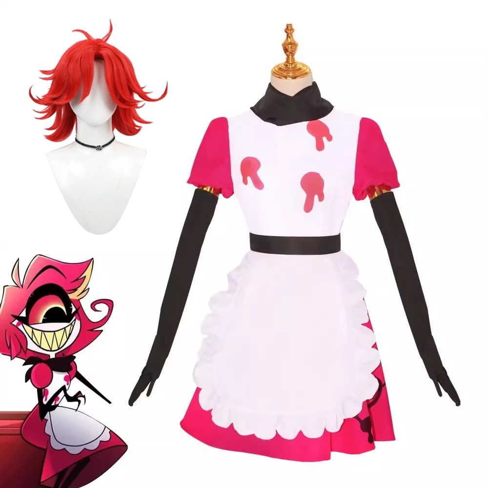 Niffty,女性のためのオレンジ色のコスプレ衣装,かわいい悪魔のロールプレイウェア,ホテルのユニフォーム,ハロウィーンのパーティードレス,ニフティ