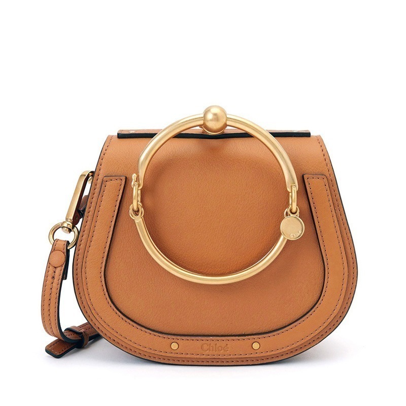 Chloe スモールブレスレットバッグ ショルダーバッグ ブラウン CHC17US301HEU 211