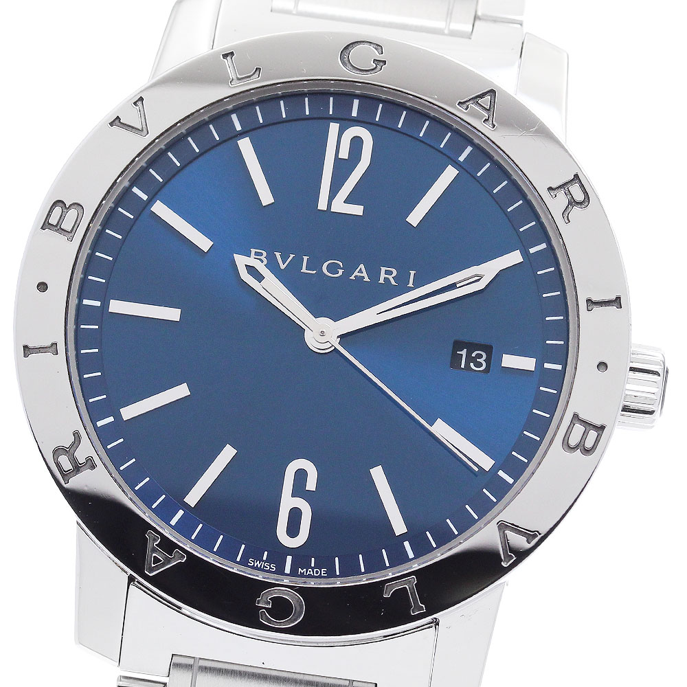 ブルガリ BVLGARI BB41S ブルガリブルガリ デイト 自動巻き メンズ 箱・保証書付き_897267【中古】