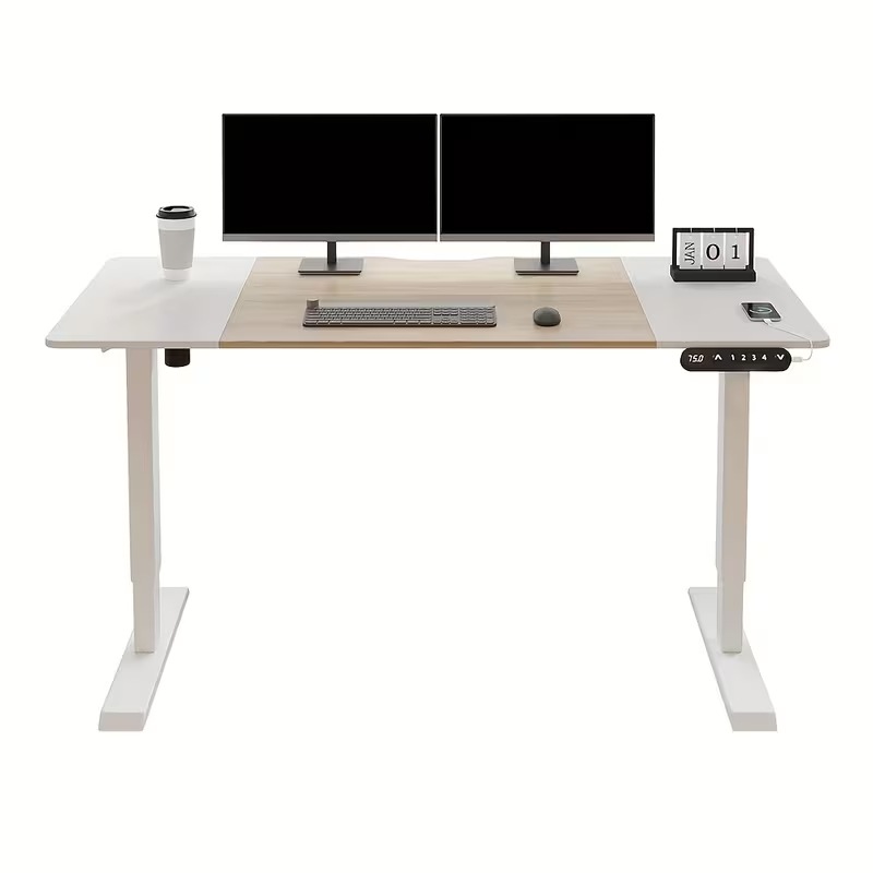 【製品タイトル】電動高さ調節デスク140CM×60CM PCスタンドスタンドワークステーションオフィスタブリフティングテーブル電動ワークステーション高さ範囲69-115CM高さ調節可能