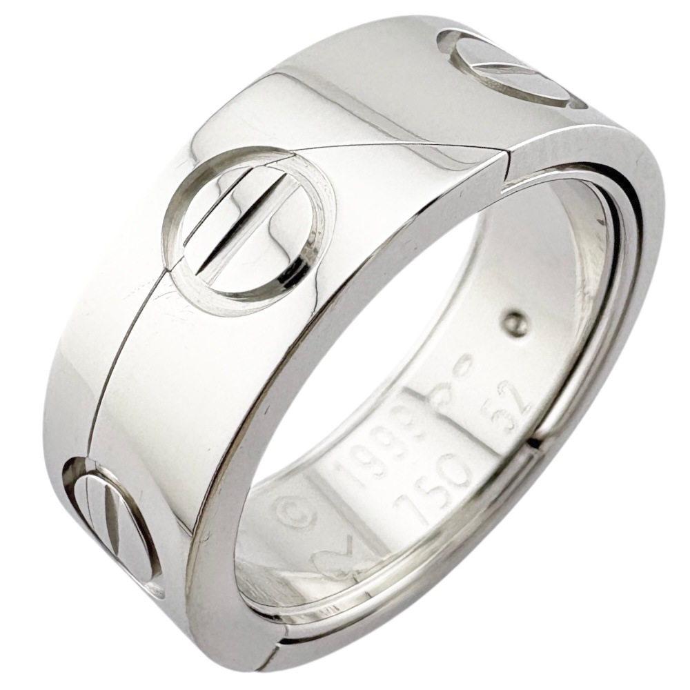 カルティエ アストロラブ リング 指輪 12号 18金 K18ホワイトゴールド CARTIER 中古 美品