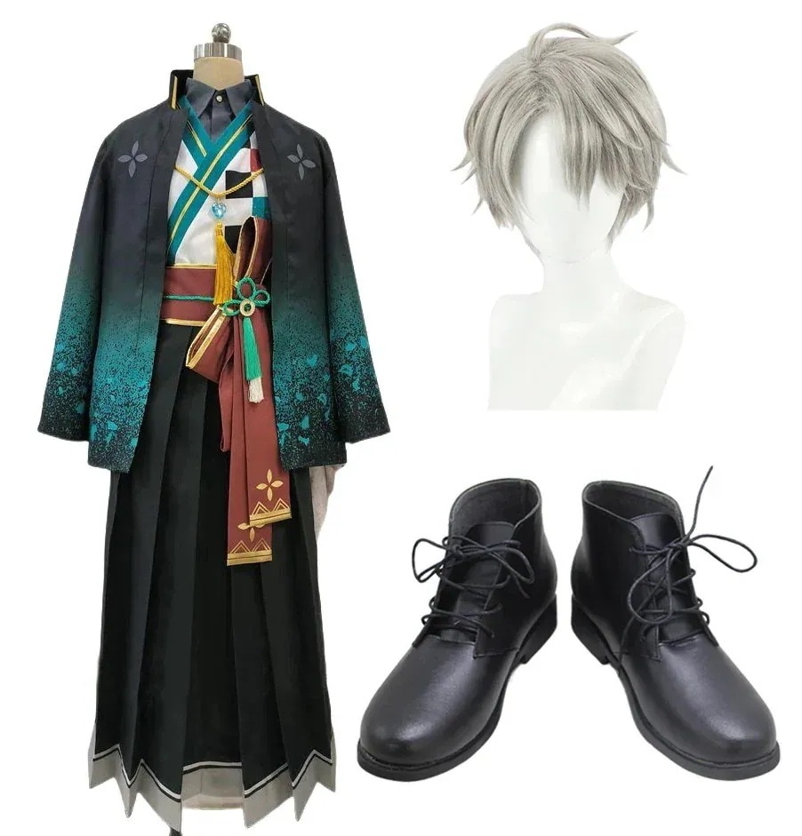 コスプレ衣甲斐田晴　ウィッグ靴付きバーチャルYouTuberVTuberにじさんじ甲斐田晴浴衣和服イベントパーティー変演出服祝贈り物クリスマスパーティー文化祭までに制限