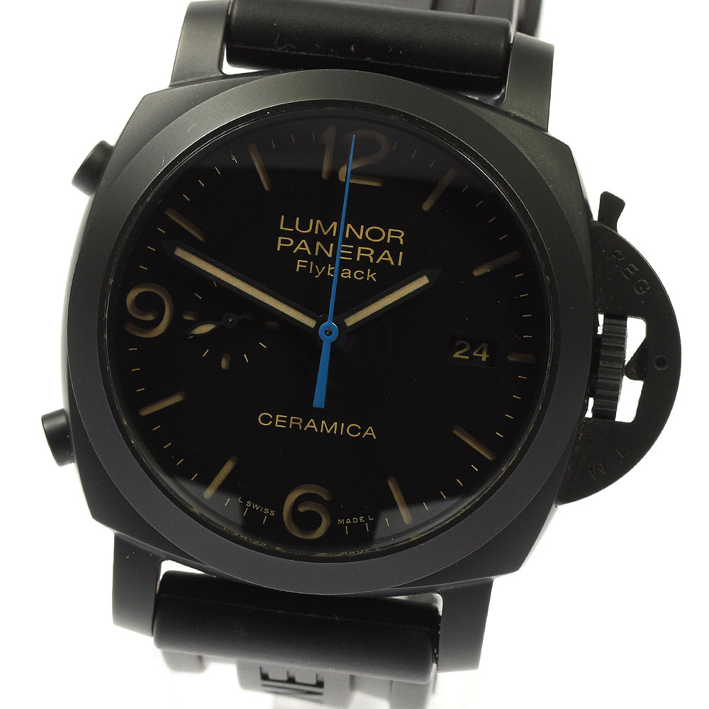 パネライ PANERAI PAM00580 ルミノール 1950 クロノ フライバック デイト 自動巻き メンズ 美品 _808696【中古】