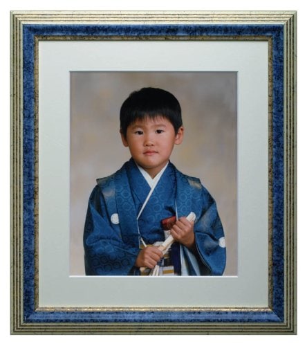 HAKUBA 高級木製額縁 FW4020 A3 ブルー FW4020-A3-BL