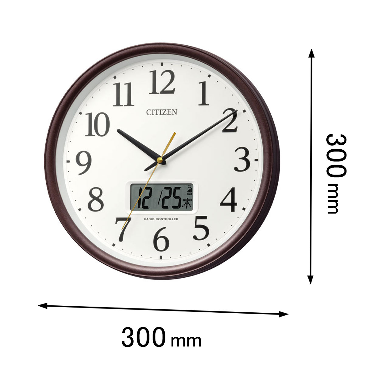 シチズン 電波掛け時計 8FYA05-006 5,058円