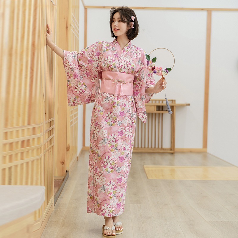 3日出荷 浴衣伝統正装ロング入浴服コスプレアニメ演出セット着物 春服 レディース