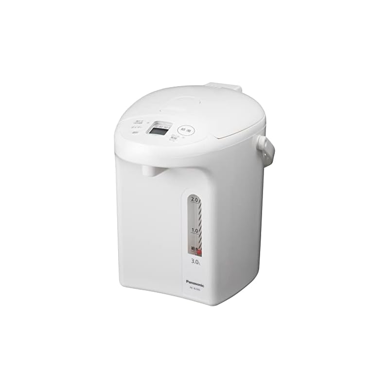 パナソニック 電気ポット 3.0リットル 真空断熱 省エネ保温 お好み温度調節 給湯量(2段階+コーヒー用) ホワイト NC-BJ305-W