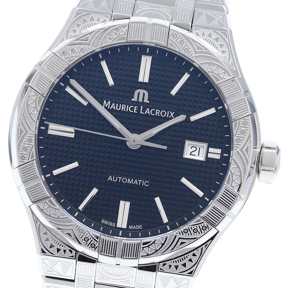 モーリスラクロア MAURICE LACROIX AI6008-SS009-330-1 アイコン オートマティック アーバン トライブ 限定500本 良品 箱・保証書付_912474【中古】