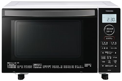 TOSHIBA(東芝) オーブンレンジ 18L ER-X18(W) ホワイト 250* 1段調理 フ