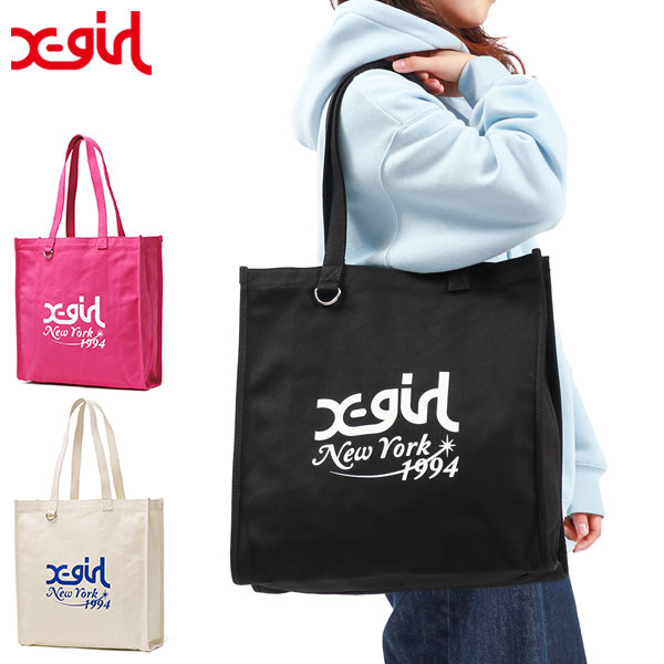 レディース 大きめ A4 B4 軽い 通学 通勤 かわいい 縦型 オシャレ 持ち手 長め 大容量 学生 NEW YORK CANVAS TOTE BAG 105234053003