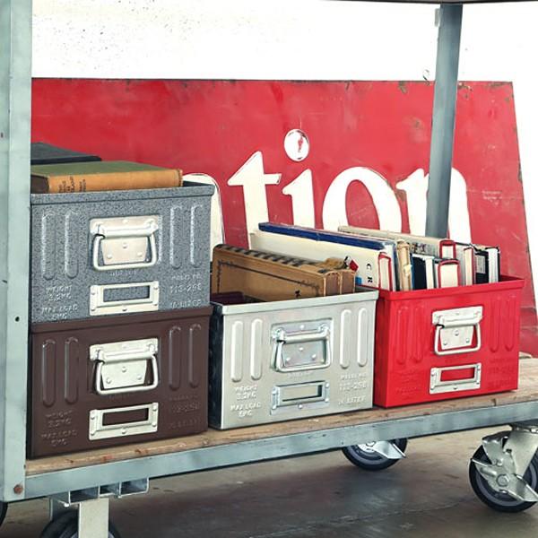 収納ボックス スチール インテリア ガレージ リビング 収納ケース 箱 box