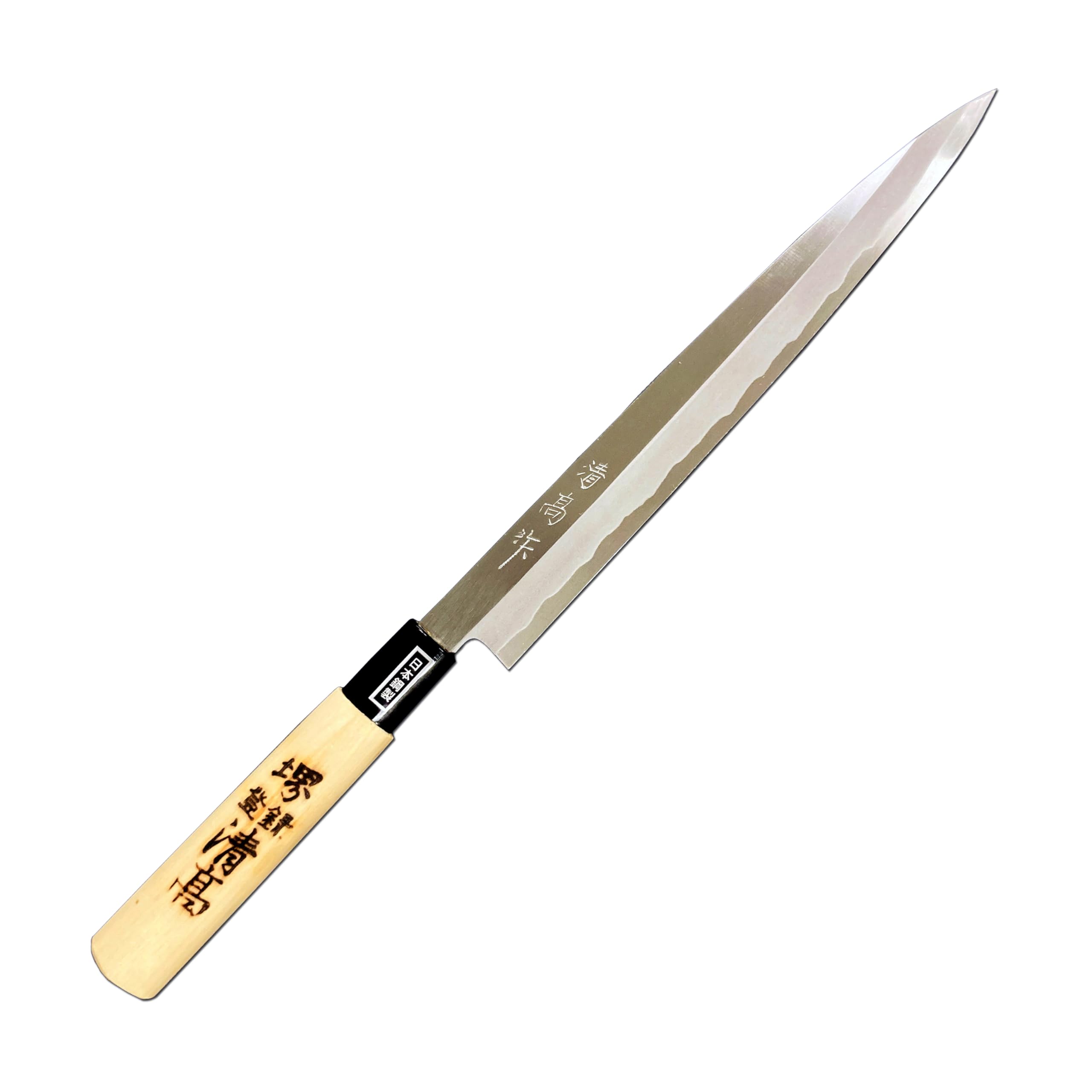 柳刃包丁 240ｍｍ 日本製 （堺市） 本刃付 日本刃物鋼