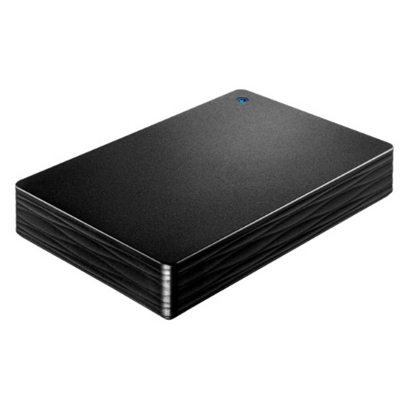 IOデータ　かんたんデータ移行アプリ内蔵ポータブルHDD 2TB ［ポータブル型］ ブラック　HDPH-UT2DKR/S