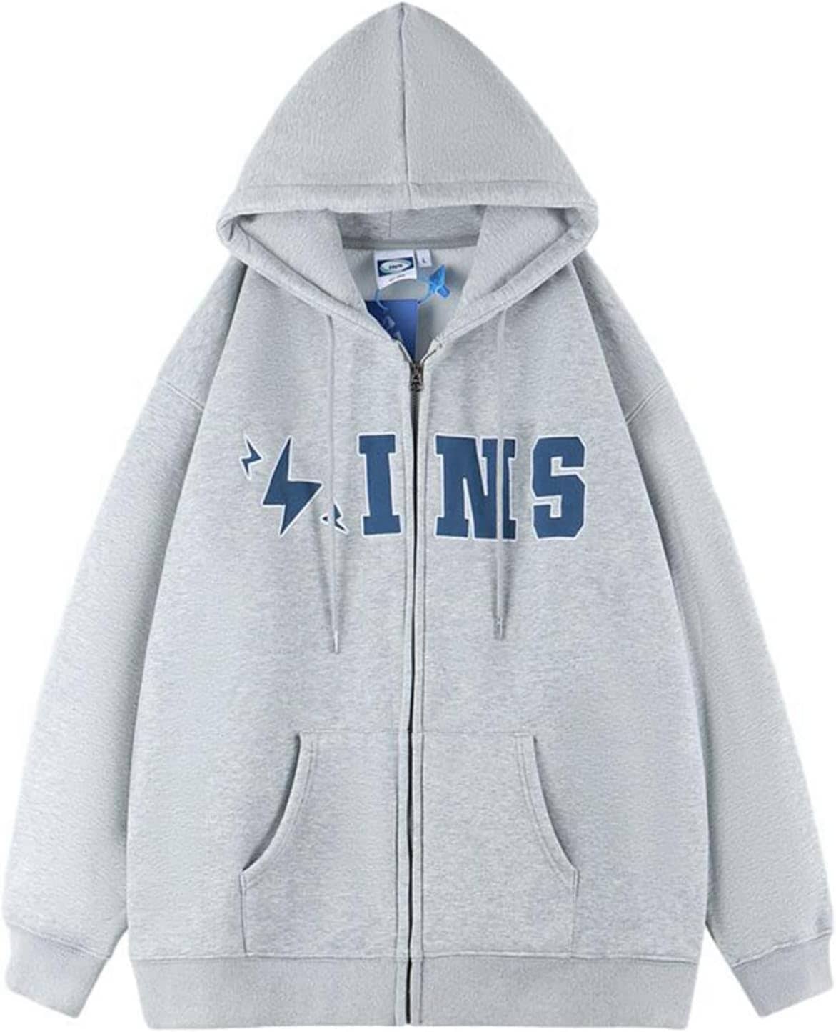 パーカー コットン100% フード付き アルファベット柄 メンズ トレーナー 前開き スウェット ジップアップ 4色 ボア付き ペアルック レディース 春 秋 冬服 トップス 長袖 ビッグシルエット