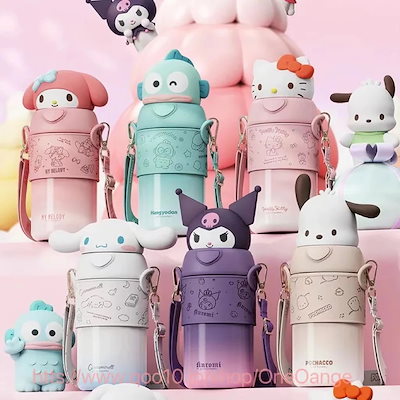 Sanrio Kuromi Thermos Bottle 1200ML Cinnamoroll Sippy Water