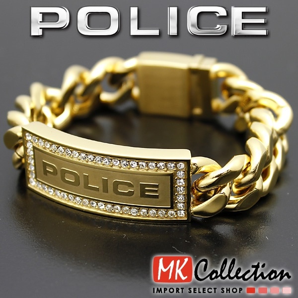 ポリス ブレスレット メンズ 国内正規品 POLICE アクセサリー 25143BSG01 送料無料